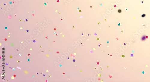 Confeti dorado cayendo aislado sobre fondo transparente.