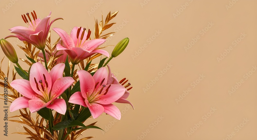 Fototapeta premium Naturaleza floral con cala lily