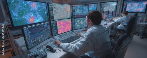 Advanced Nuclear Fusion Research and Development Control Room