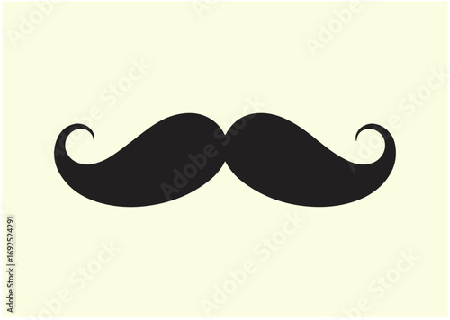 Man mustache Icon, Man mustache vector