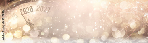 Happy New Year 2026 banner design.New Start, Resolution, Goals, Plan, Action and Mission Concept