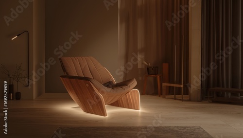 Chair in the Room, Luxury Concept and Modern, using generative ai