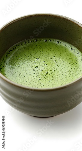 Aromatic Matcha Tea in a Traditional Bowl.