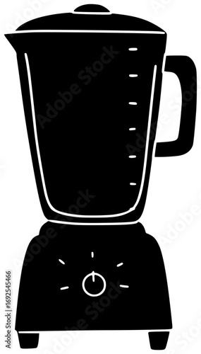 blender illustration kitchen silhouette mixer logo home icon equipment outline cooking electric appliance machine food household diet device smoothie shape adults vector graphic background