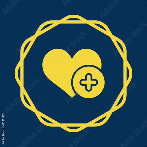 Positive Love symbol trendy artwork useful vector Illustration circle design ravishing colorful background