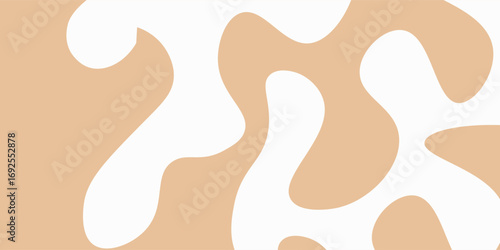 Abstract wave chocolates color background. Vector illustration with splash, dripping, and melted.