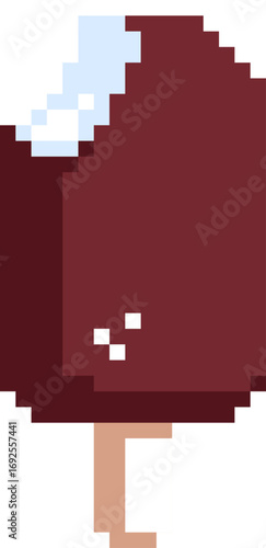 Pixel Ice Cream Popsicle