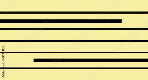 Abstract minimalist background with horizontal black lines on a pale yellow surface.