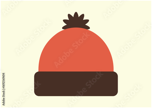 Warm winter hat Icon, Warm winter hat vector