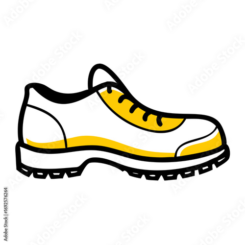 Work Shoes hand drawing icon for web and graphic design