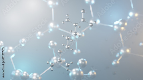 l-arginine molecular structure, 3d model molecule, amino acid structural chemical formula view from a microscope