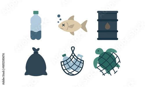 Environmental impact of pollution: marine life threats and waste management challenges