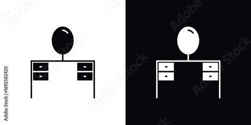 Dresser icon logo. simple graphic symbols