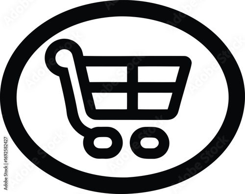 E-commerce link vector icon.
