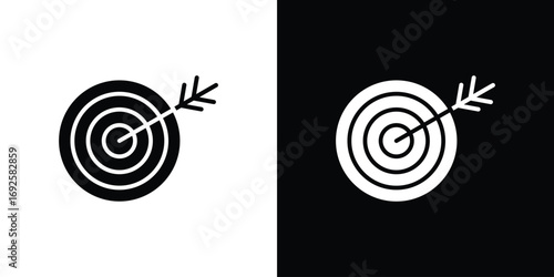 Darts icon logo. simple graphic symbols