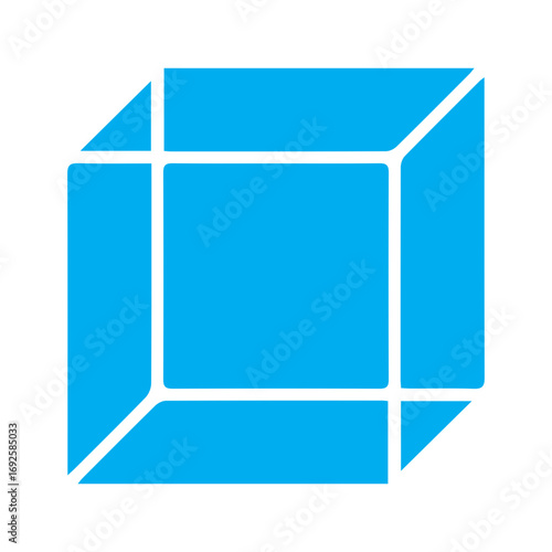 Geometric Cube Shape