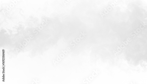 Картината върху платно PNG of white smoke cloud expanding into thin misty outline, diffuse vapor effect