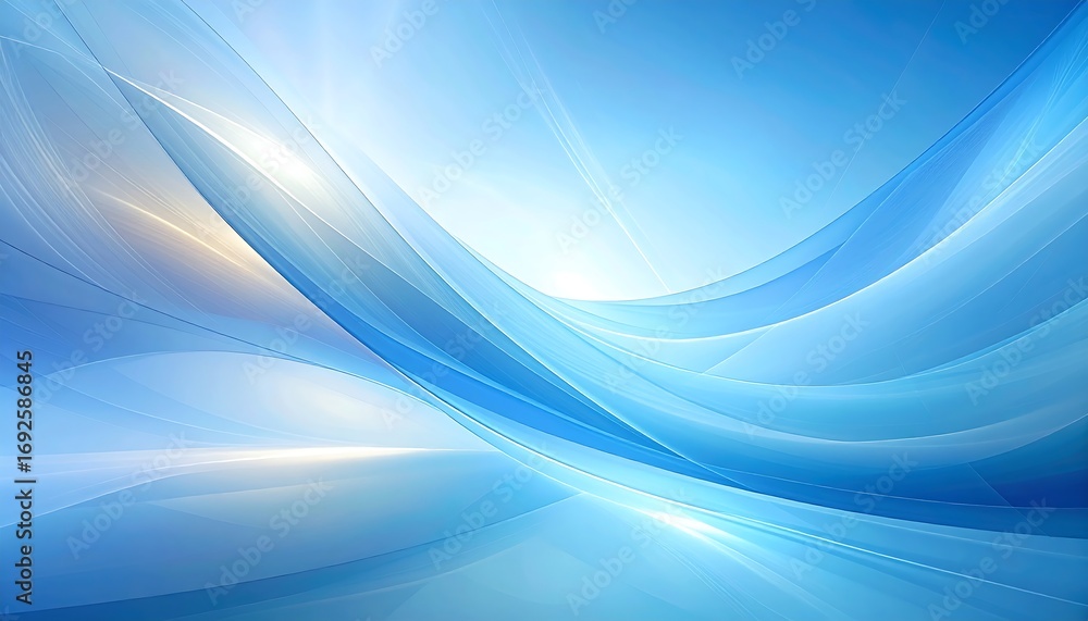 Obraz premium Abstract Blue Wave Background (13)