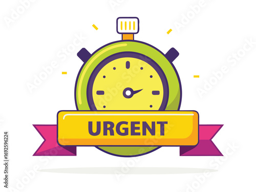 Urgent Discount Timer Promotional Graphic