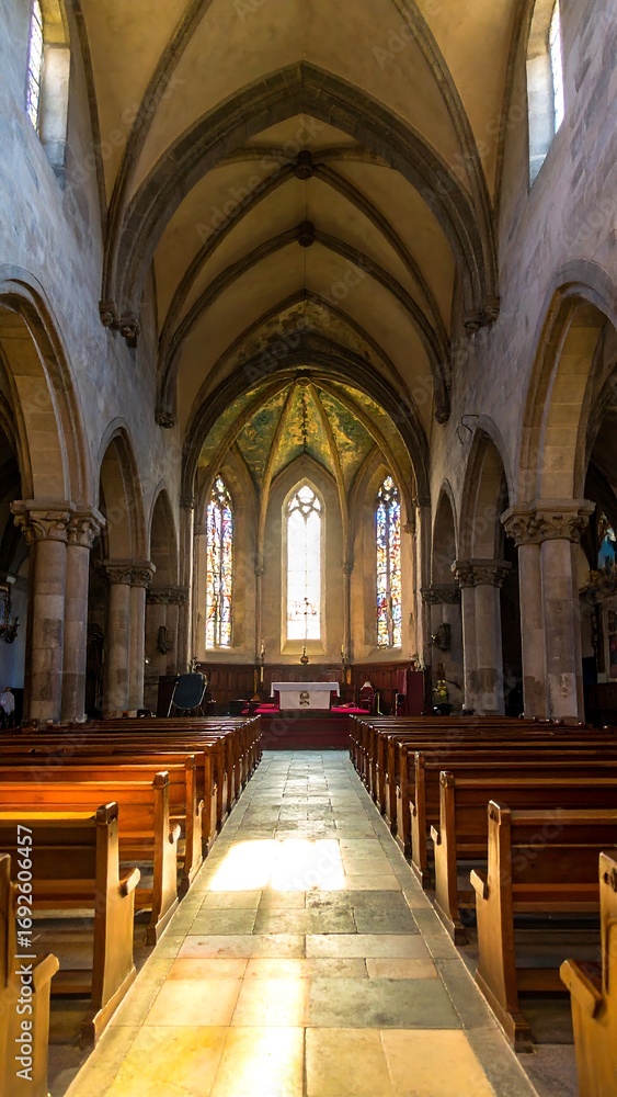 Obraz premium Interior of a historical church