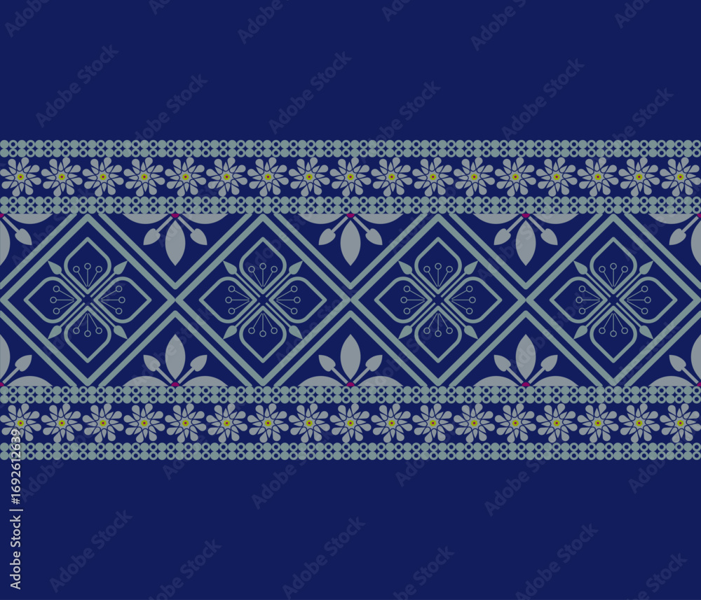 Obraz premium seamless pattern vector design geometric