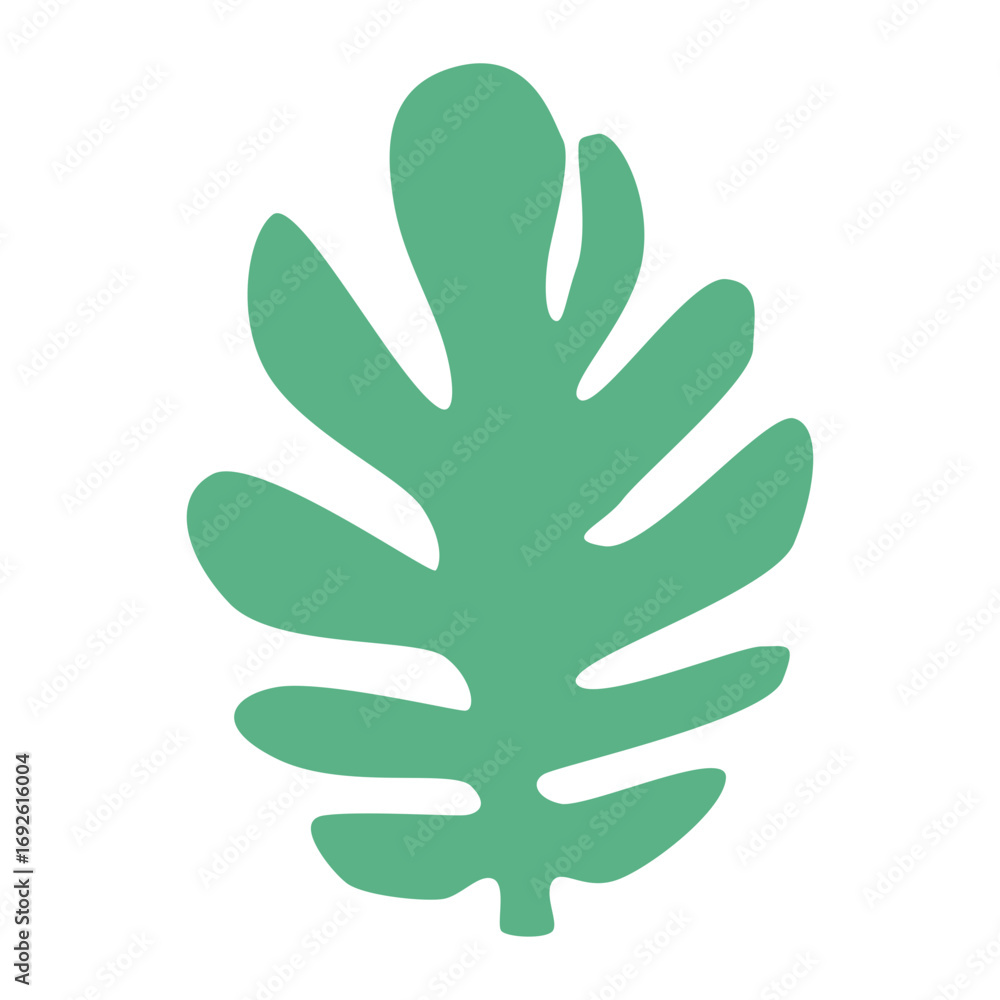 Fototapeta premium hand holding green leaf