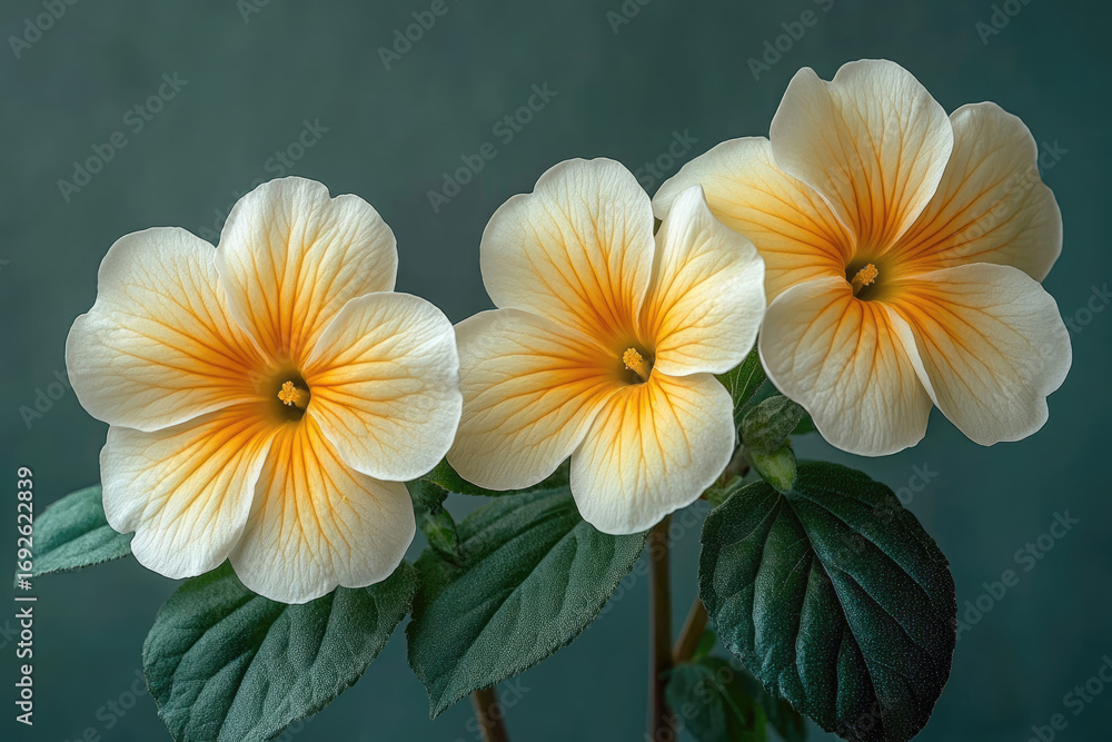 Fototapeta premium High Resolution Botanical Composition of Blooming Stems