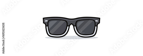 Stylish sunglasses illustration