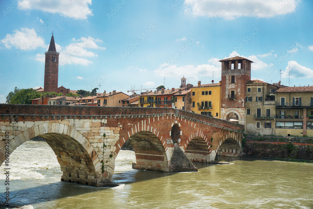 Naklejka premium View of Verona, Italy