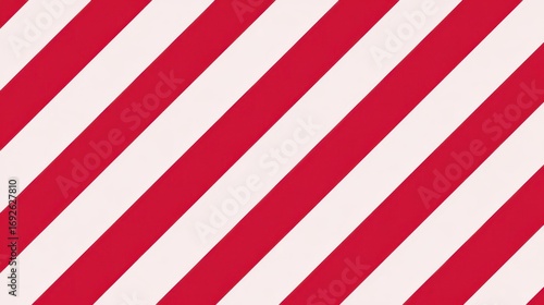 Wallpaper Mural Diagonal red and white stripes creating vibrant, high contrast pattern, conveying dynamic energy through graphic geometric design ideal for modern visual compositions Torontodigital.ca