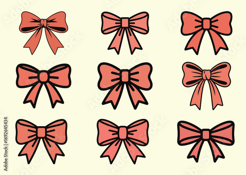 Tied bow Icon, Tied bow vector