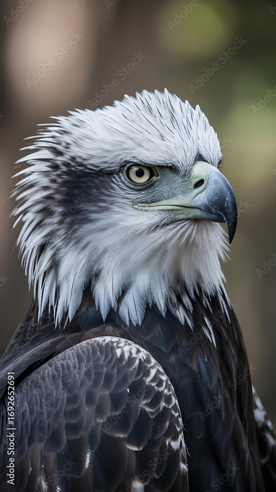 Fototapeta premium Close-up portrait of a majestic eagle