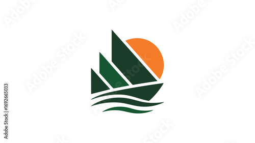 Boat Logo Design Vector
