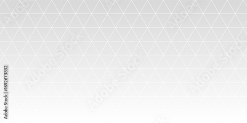 Vector abstract background. Grey and white colors. Gradient. Geometric line pattern. Necker cube