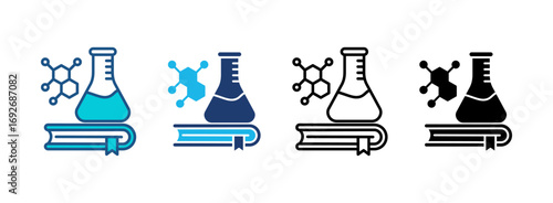 Preclinical Icon Set With Multiple Styles. Vector Illustration