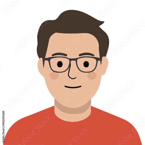 Bearded brownhaired man in sweater portrait brutal man snowboarder skier student