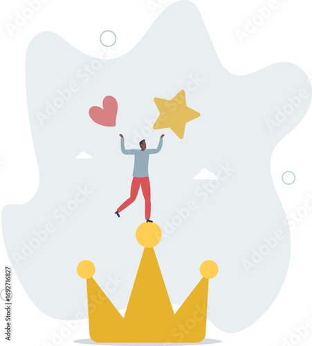 Narcissist people, extreme self involvement too much confident disorder, so proud attitude egocentric person.life and employment of people.