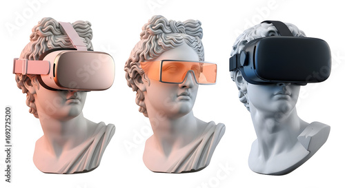 Ancient Greek Sculpture and Modern Virtual Reality Headsets A Fusion of Art and Technology