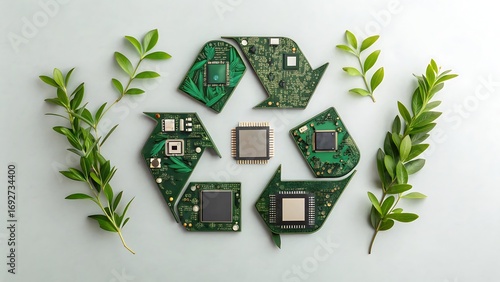 recycling electronic chip