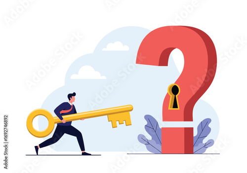 Discover the solution to a complex question find the perfect key to unlock answers