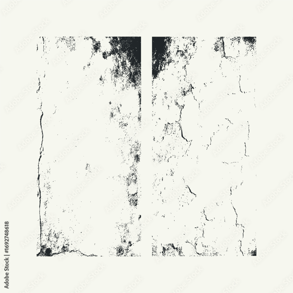 Fototapeta premium Old crumbling plaster vector texture.