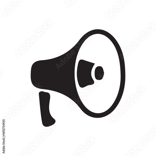 megaphone isolated on white