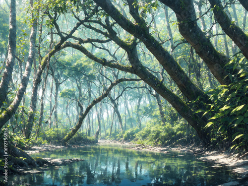 lake in the forest
