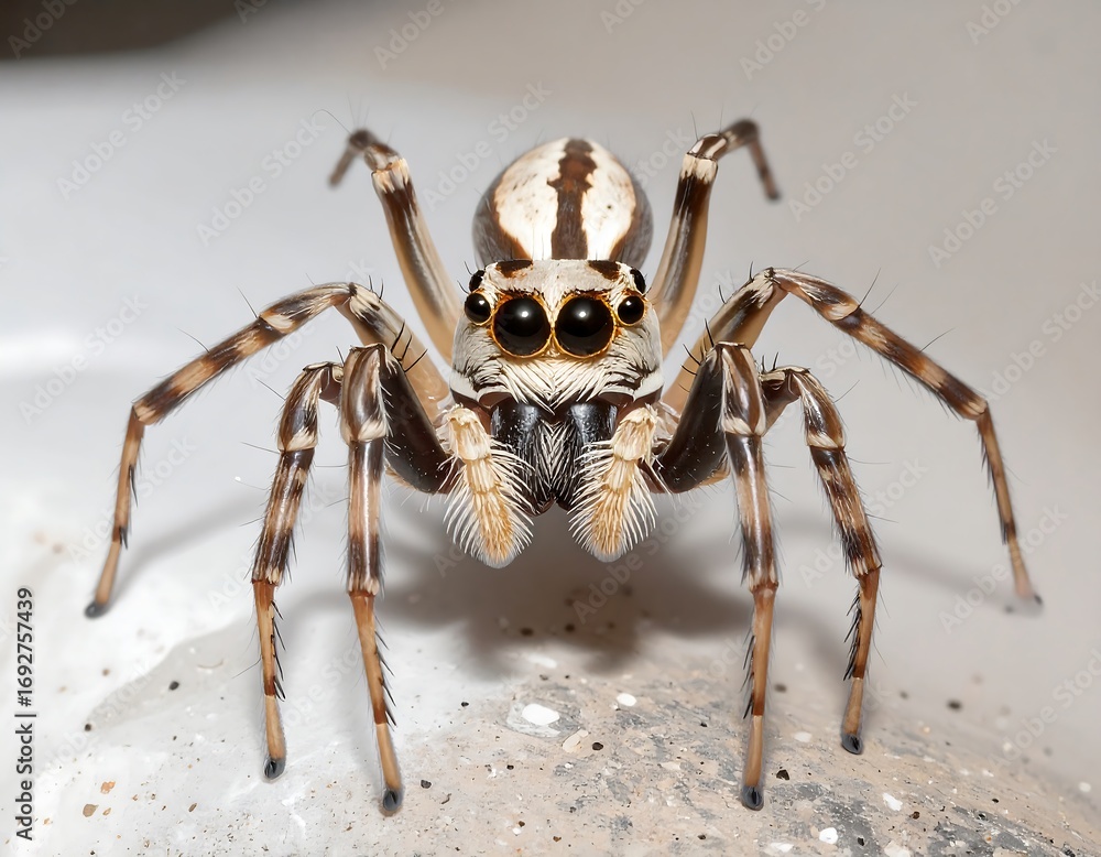 Fototapeta premium Close-up of a jumping spider