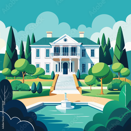 vector illustration of a house