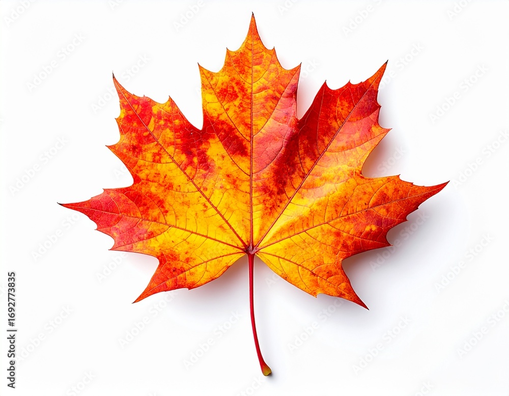 Fototapeta premium red maple leaf