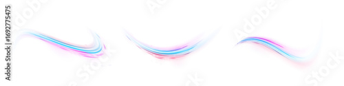 Sport car is made of polygons, lines and connected dots. Speed connection vector background. Cyberpunk light trails in motion or slow shutter effect. Vector PNG. 