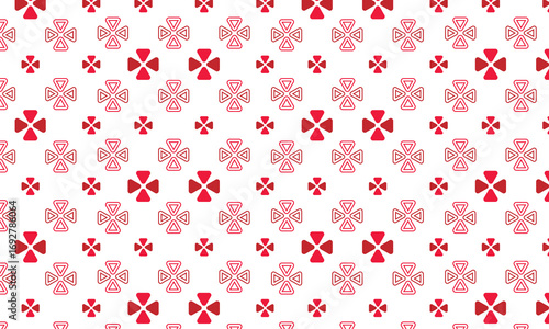 Clean & Modern geometric seamless pattern design. Abstract Triangle Geometric Vector Pattern.