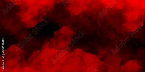 Abstract red and black textured smoke. grunge dark red textured painted background. Abstract fire flame grunge texture background. Bright red space nebula. Abstract background with Scary Red and black