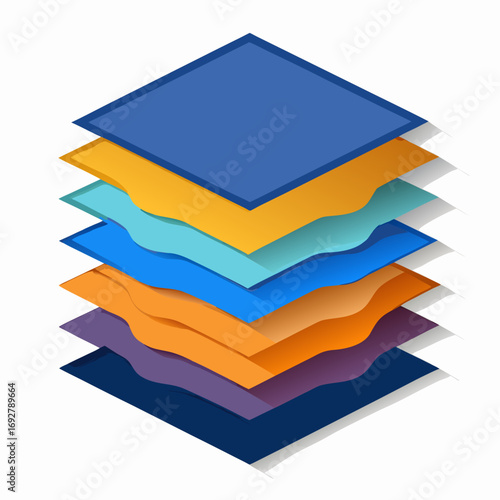 Paper-Cut Layer Banner